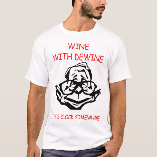 Camiseta vinho com desvinho