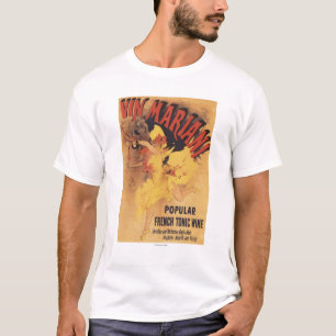 Camiseta Vinho de derramamento da menina de dança de Vin