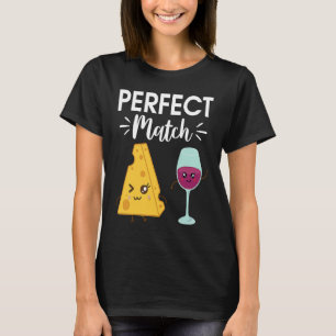 Camiseta Vinho De Gouda Perfeito E Queijo
