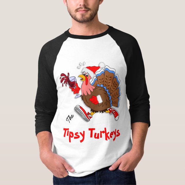 Camiseta Vinho de Natal - Corrida Postada (Frente)