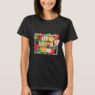 Camiseta Vinho De Rir Para Mulheres Que Adoram Vinho