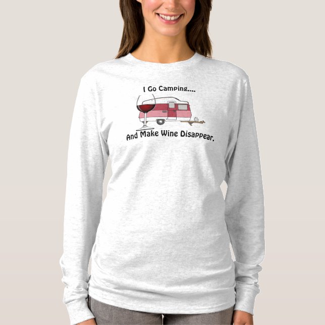 Camiseta Vinho Desaparece Longa Folga T (Frente)