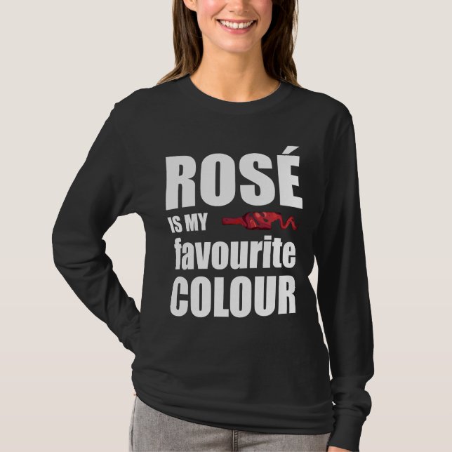 Camiseta Vinho Dizendo Rosé (Frente)