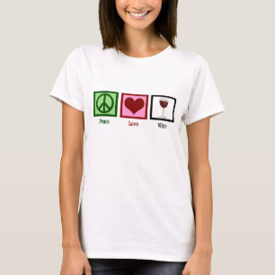 Camiseta Vinho do amor da paz