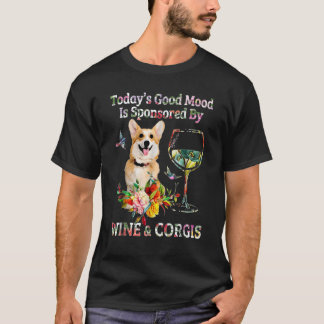 Camiseta Vinho E Corgis