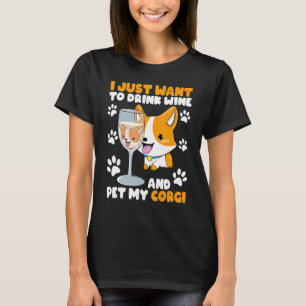 Camiseta Vinho E Humor De Bebedor De Álcool De Cachorro Cor