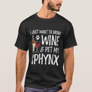 Camiseta Vinho E Pet Sphynx Para Gato De Sphynx Mãe