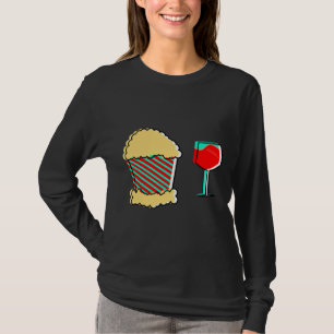 Camiseta Vinho E Pipoca, Acho Que Você Deveria Sair.