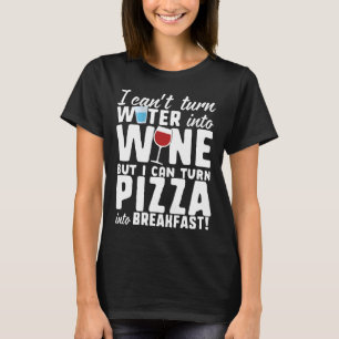 Camiseta Vinho E Pizza