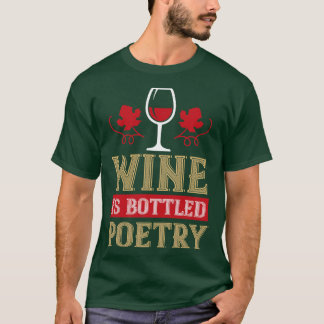 Camiseta Vinho É Poesia Engarrafada