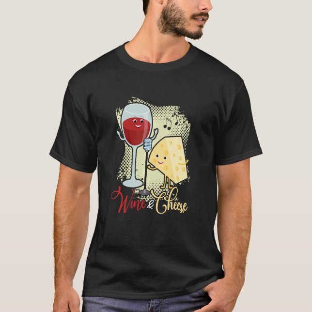 Camiseta Vinho E Queijo Annatto Tofu Soy Cream Chee (Frente)