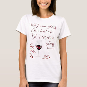 Camiseta Vinho Engraçado para Beber