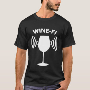 Camiseta Vinho Fi Festas de Bebendo de Vinho Engraçado