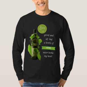 Camiseta Vinho Frasco De Provando De Vinho