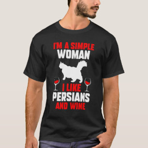 Camiseta Vinho Gato Persa