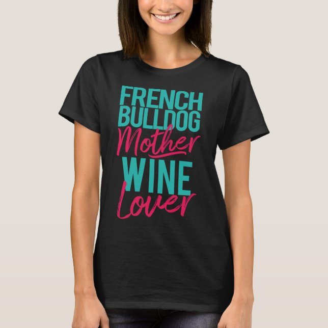 Camiseta Vinho-Mãe-Vinho-Cama Francês (Frente)