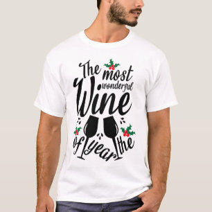 Camiseta Vinho mais maravilhoso do ano
