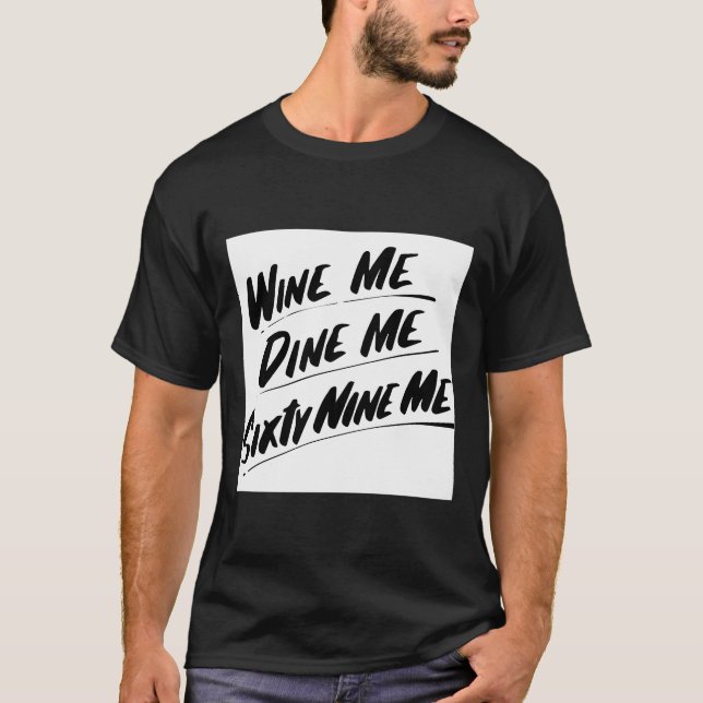 Camiseta Vinho Me Jante Sessenta E Nove (Frente)