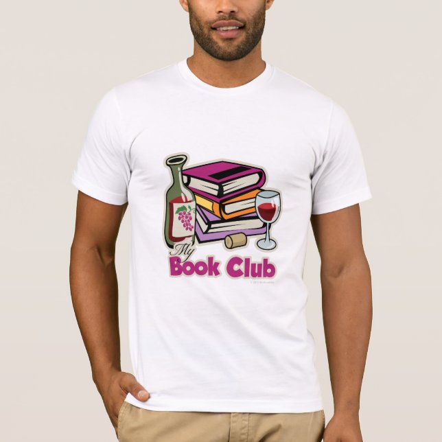 Camiseta Vinho: Meu clube de leitura (Frente)