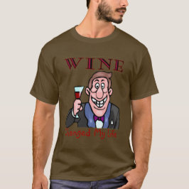 Camiseta Vinho Mudou Minha Vida