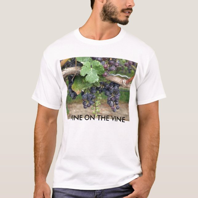Camiseta Vinho na videira, VINHO NA VIDEIRA (Frente)