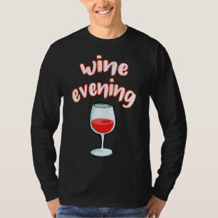 Camiseta Vinho Noturno Connoisseur Wine Red Wine Glass