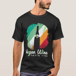 Camiseta Vinho para um Entusiasta de Vinho Vegano