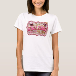 Camiseta Vinho Rosado INCRÍVEL PRIMEIRO TUDO MAIS EM SEGUND