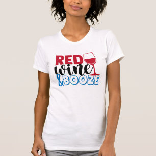 Camiseta Vinho tinto e bebida Armário Bebendo Patriótico