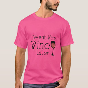 Camiseta Vinho Ventilando, Engraçado de ginástica Engraçado