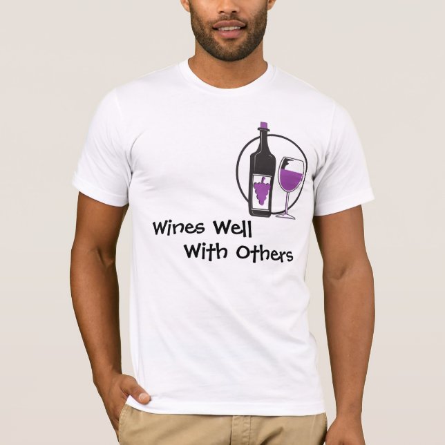 Camiseta Vinhos Bem Com Outros (Frente)