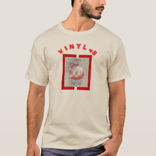 Camiseta Vinil 45 Vermelho