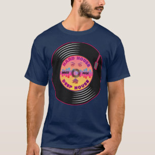 Camiseta Vinil de casas profundas do duro