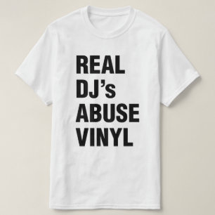 CAMISETA VINIL DO ABUSO DO DJ REAL