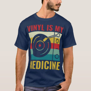 Camiseta Vinil É Meu Coletor De Registro Engraçado De Medic