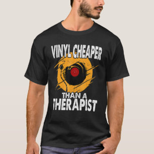 Camiseta Vinil Mais Barato Do Que Uma Música Dj Terapista