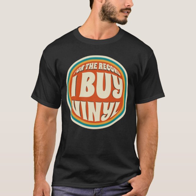 Camiseta Vinil Record Collector I Comprar Vinil (Frente)