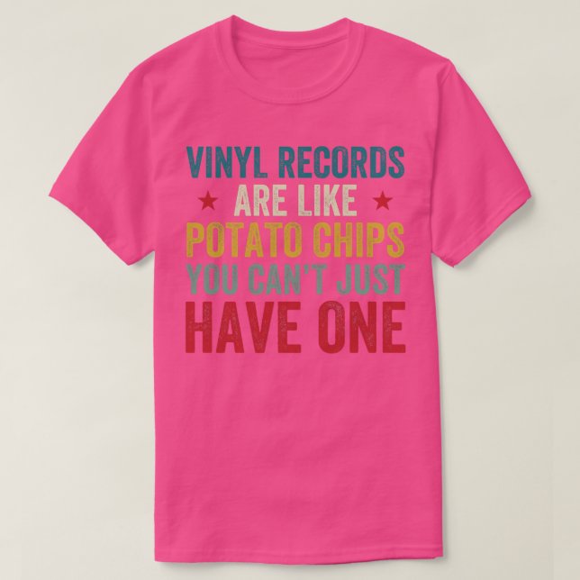 Camiseta Vinil Records Collecting Funny Vinyl Lover LP (Frente do Design)