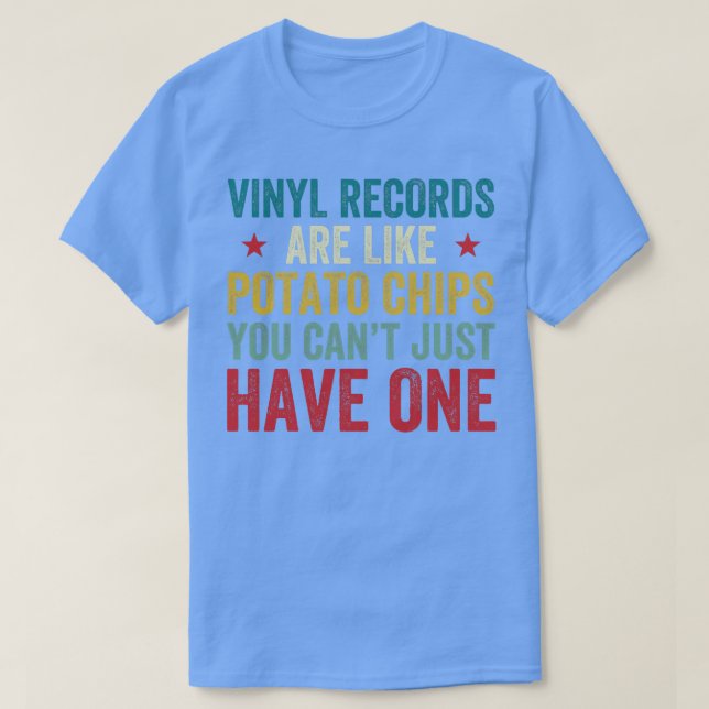 Camiseta Vinil Records Collecting Funny Vinyl Lover LP (Frente do Design)