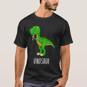 Camiseta Vinossauro Dinossauro Rex Vinho Festival Vino Brid