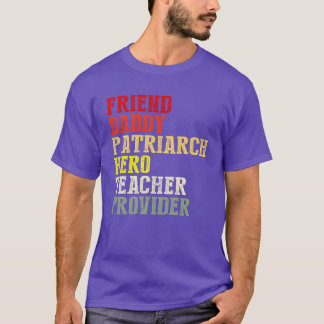 Camiseta Vint do provedor de professores de heróis patriarc