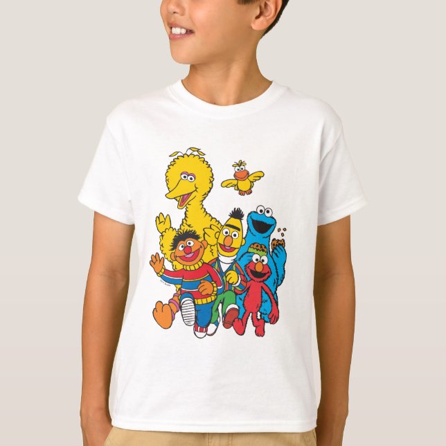 Camiseta Vintage 123 Sesame Street (Frente)