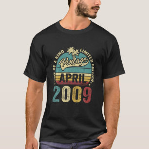 Camiseta Vintage, 13 anos, abril de 2009, Decorations 13 B