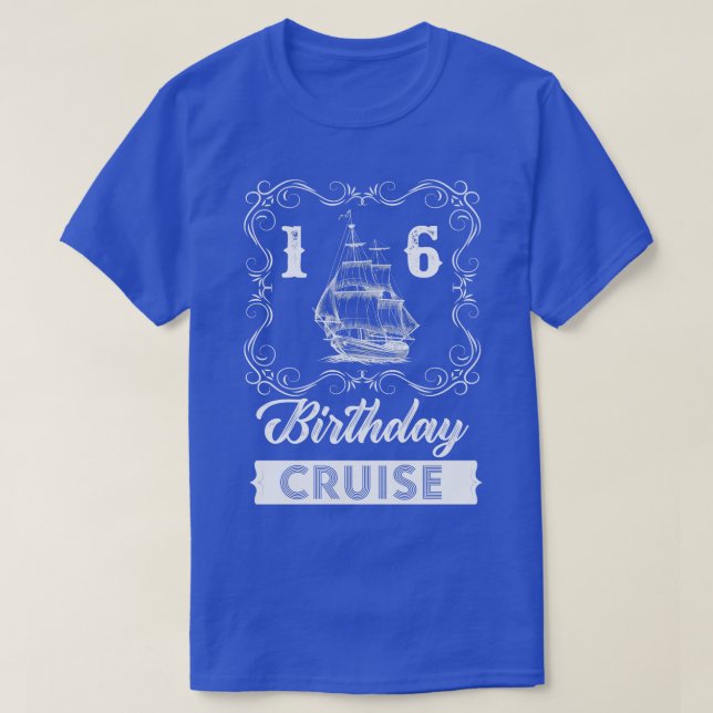Camiseta Vintage 16º Cruzeiro de Aniversário (Frente do Design)