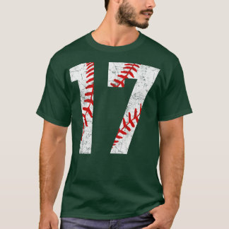 Camiseta Vintage 17 Baseball Laces Baseball Mãe Jersey Love