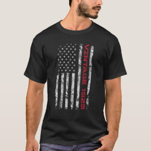 Camiseta Vintage 1923 Aniversário de 100 anos Bandeira dos 