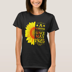 Camiseta Vintage 1925, 97 anos, 97 de maio