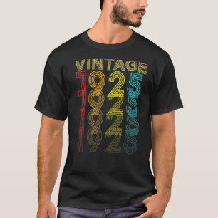 Camiseta Vintage 1925 97 Anos Homens E Mulheres 97.O Nascim