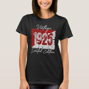 Camiseta Vintage 1925, 98 anos, 98º Aniversário Mens 1