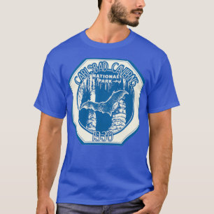 Camiseta Vintage 1930 Carlsbad Caverns National Park Viagem